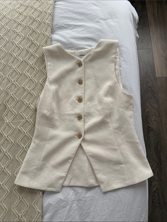 Wilfred Tops - Wilfred Regal Vest - Light Birch